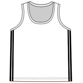 Fashion sewing patterns for MEN T-Shirts Tank top  9545